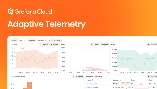Grafana veut surveiller les agents IA sans faire exploser la facture des logs