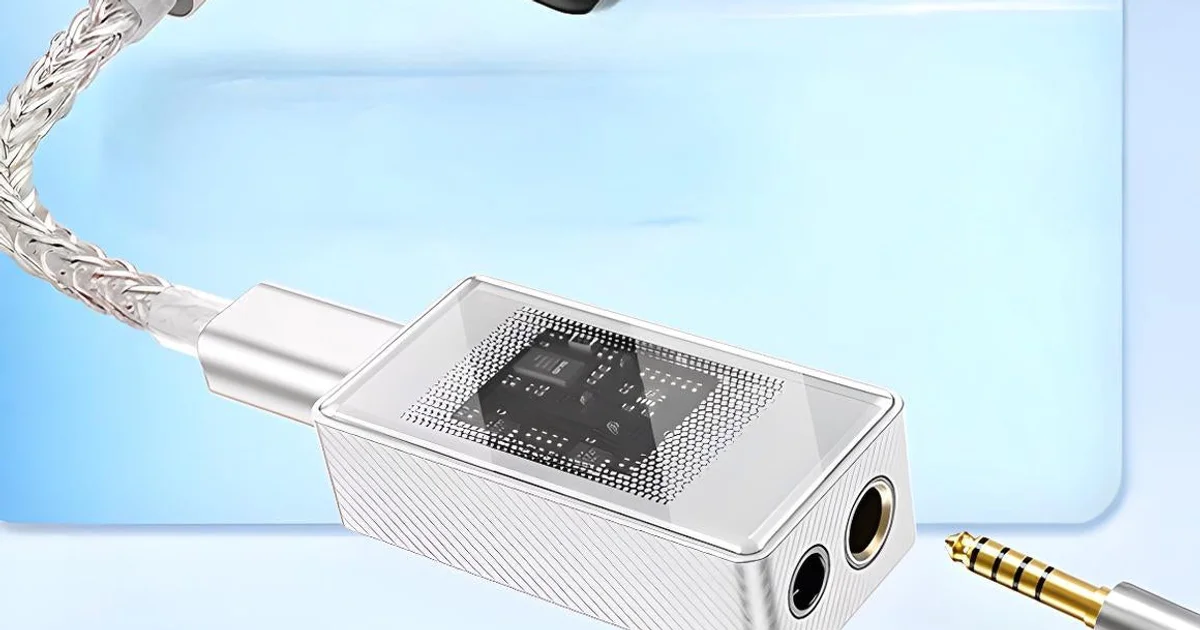 Le JCALLY x Crinacle AP6 met 440 mW et deux sorties casque dans un minuscule DAC USB-C