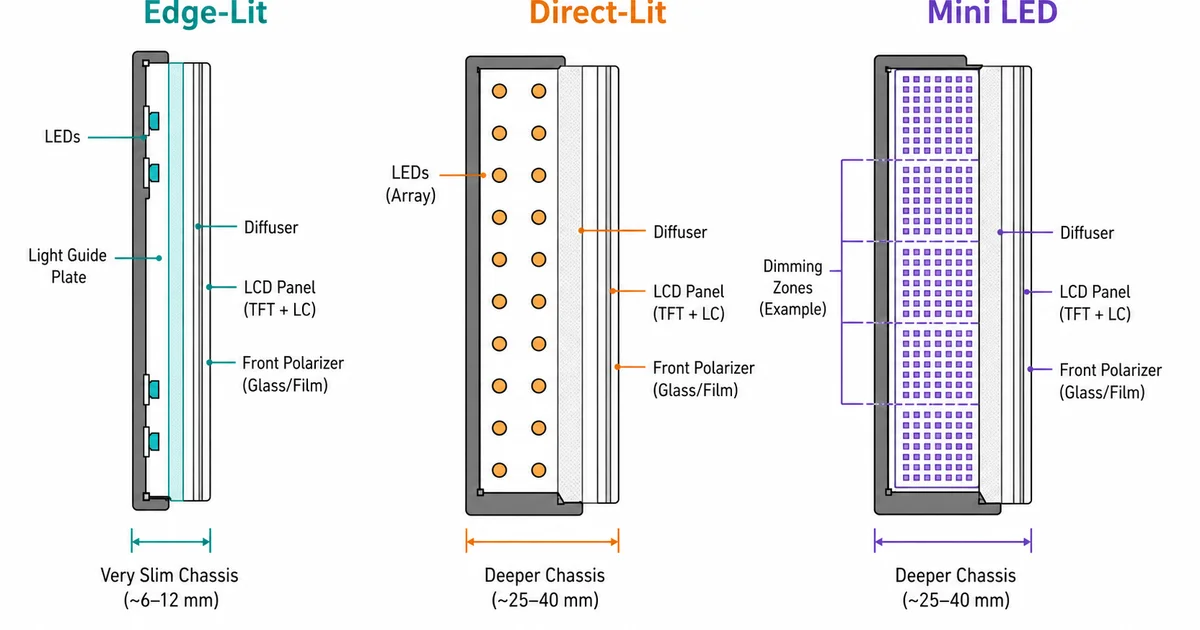 LED, Mini LED, RGB LED, MicroLED : le guide pour enfin savoir ce qui éclaire vraiment votre écran