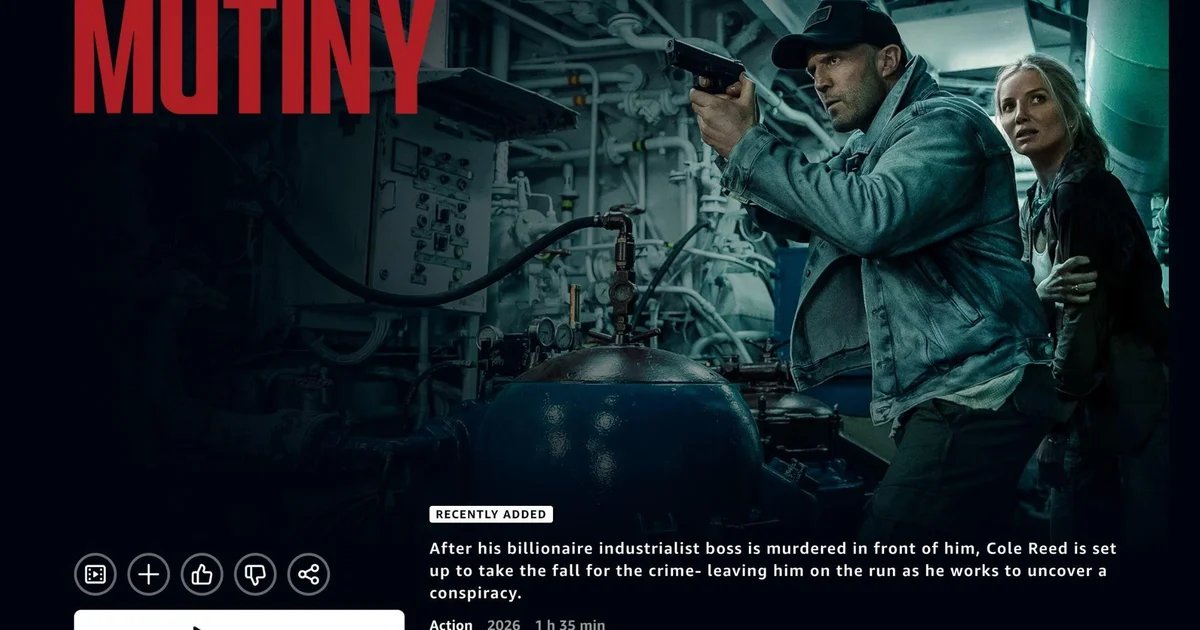 Prime Video a laissé les 95 minutes de Mutiny accessibles avant sa sortie américaine